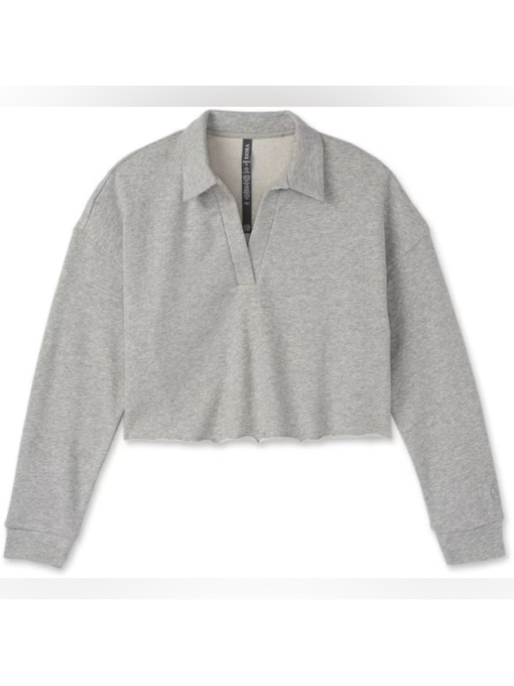 Vuori Sedona Polo Light Gray Pullover Sweatshirt Medium - Picture 6 of 13